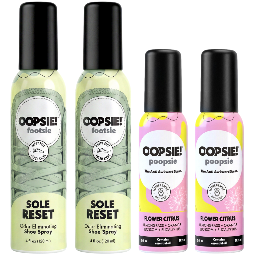 Shoe & Toilet Spray Bundle I Petals & Pedicures | Oopsie!