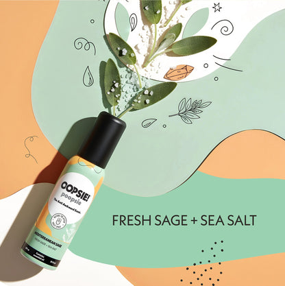 Mediterranean Sage toilet spray scent notes: fresh sage and sea salt