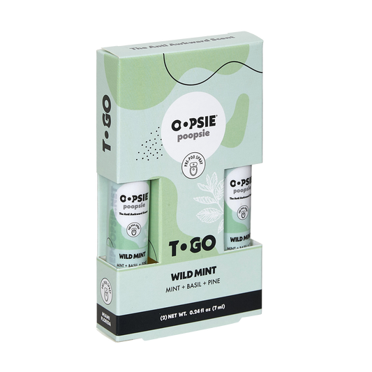 Toilet Spray I Wild Mint I To Go I Oopsie Poopsie