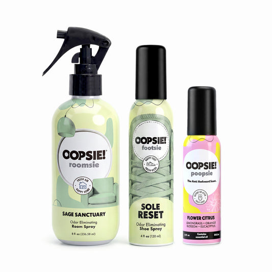 Room, Shoe & Toilet Spray Bundle I Full House Glow-Up | Oopsie!