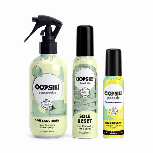 Room, Shoe & Toilet Spray Bundle I Trinity of Fresh | Oopsie!
