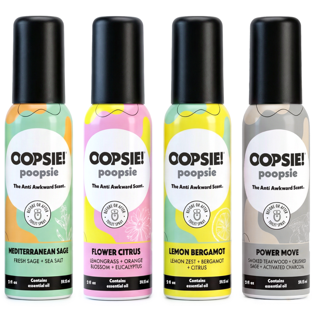Toilet Spray I Assorted Bundle I 4-Pack Oopsie Poopsie