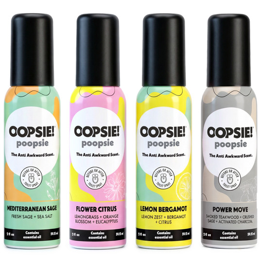 Toilet Spray I Assorted Bundle I 4-Pack Oopsie Poopsie