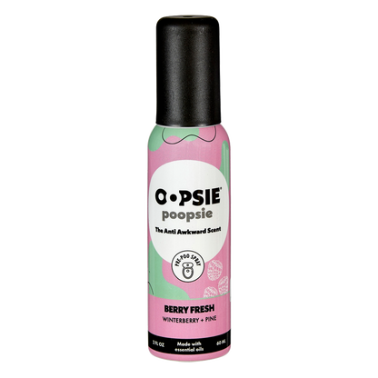 Toilet Spray I Berry Fresh I Single Bottle I 2oz by Oopsie Poopsie - Oopsie Poopsie