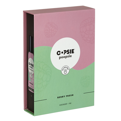 Toilet Spray I Berry Fresh I Giftable 2 Pack Single Scent I 2oz by Oopsie Poopsie - Oopsie Poopsie