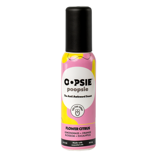 Toilet Spray I Flower Citrus I Single Bottle I 2oz by Oopsie Poopsie - Oopsie Poopsie