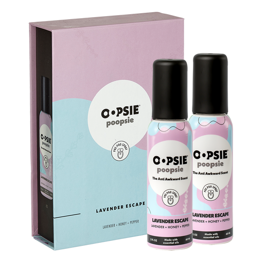 Toilet Spray I Lavender Escape I Giftable 2 Pack Single Scent I 2oz by Oopsie Poopsie - Oopsie Poopsie