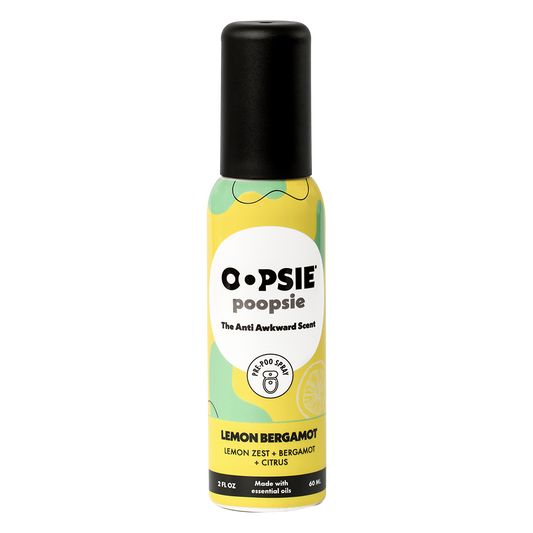 Toilet Spray I Lemon Bergamot I Single Bottle I 2oz by Oopsie Poopsie - Oopsie Poopsie
