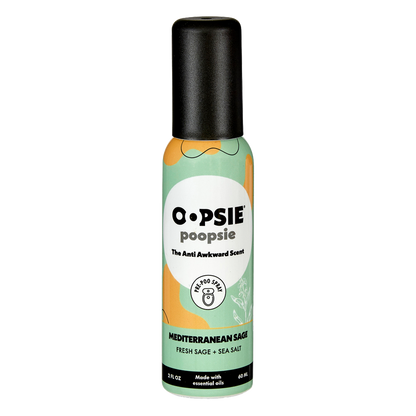 Toilet Spray I Mediterranean Sage I Single Bottle I 2oz by Oopsie Poopsie - Oopsie Poopsie