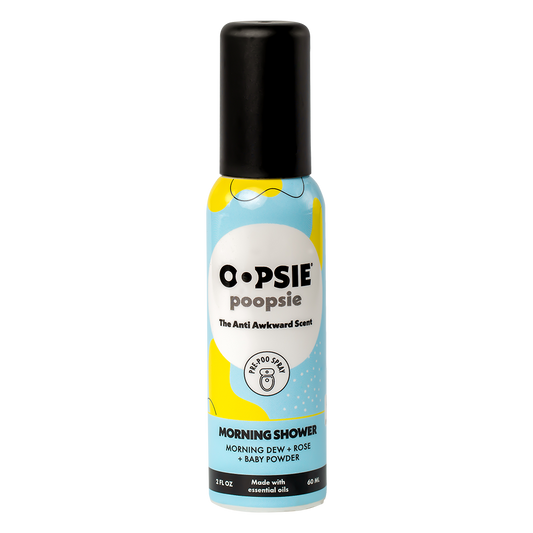 Toilet Spray I Morning Shower I Single Bottle I 2oz by Oopsie Poopsie - Oopsie Poopsie