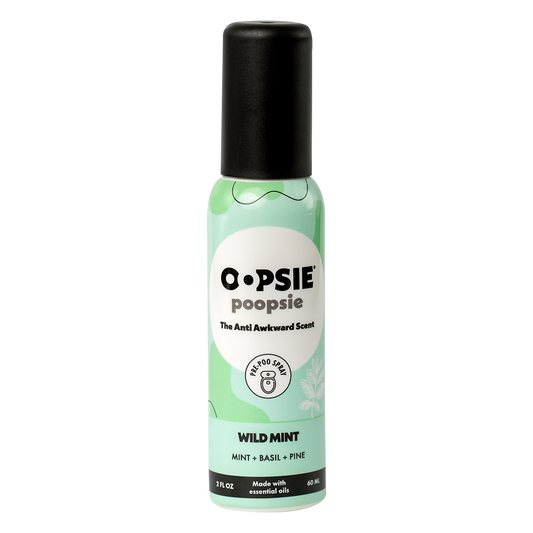 Toilet Spray I Wild Mint I Single Bottle I 2oz by Oopsie Poopsie - Oopsie Poopsie